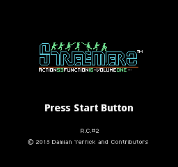 Streemerz (Homebrew) — Title screen